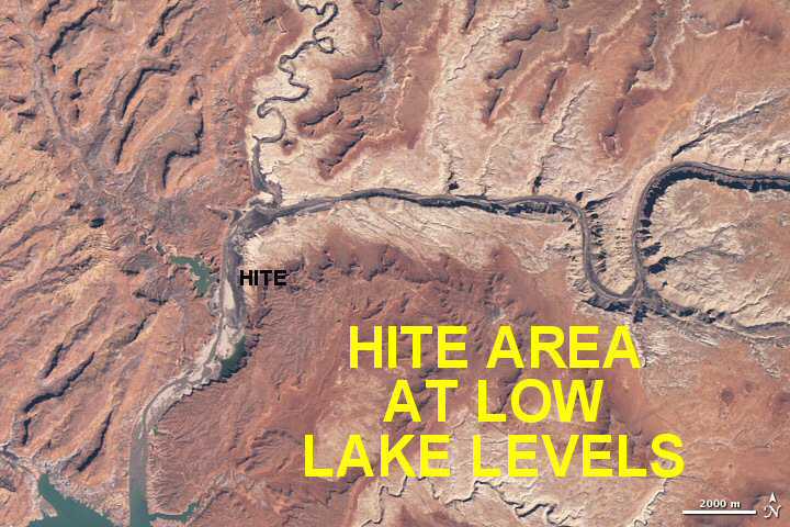 Hite at Low Lake Levels