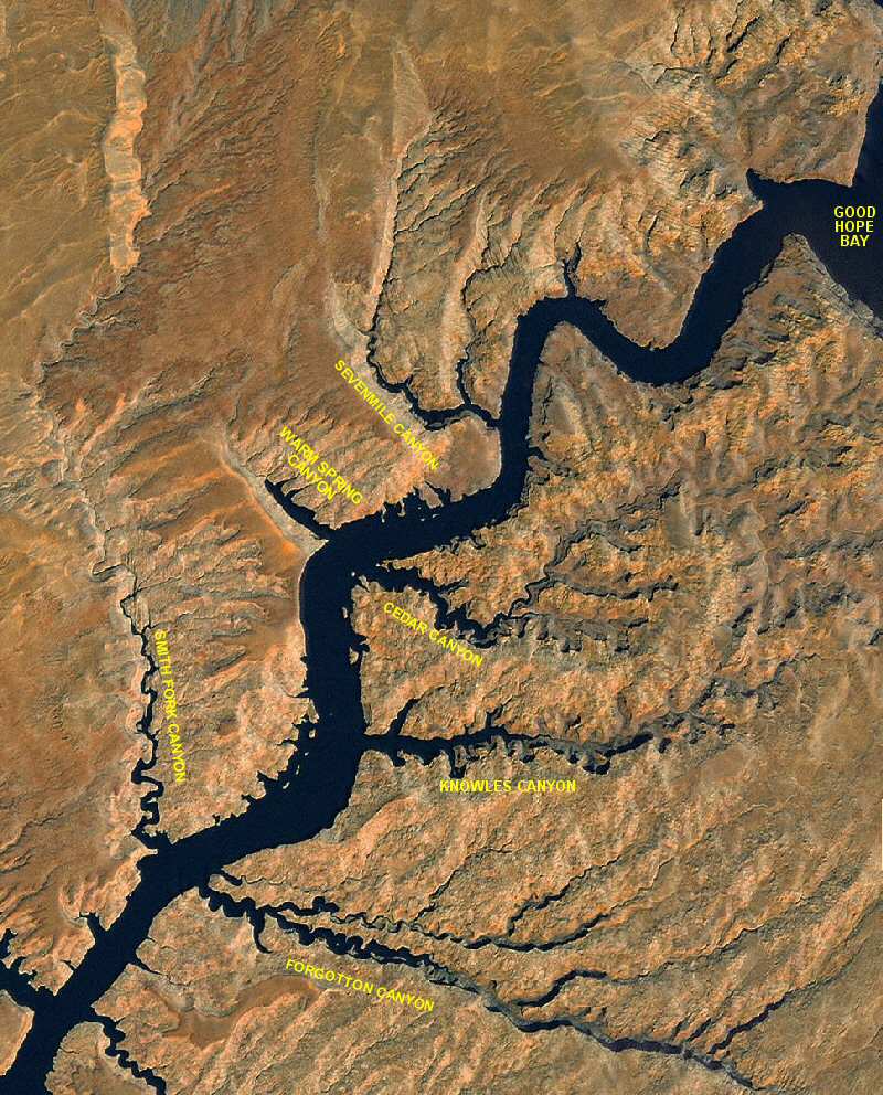 Knowles Canyon Map
