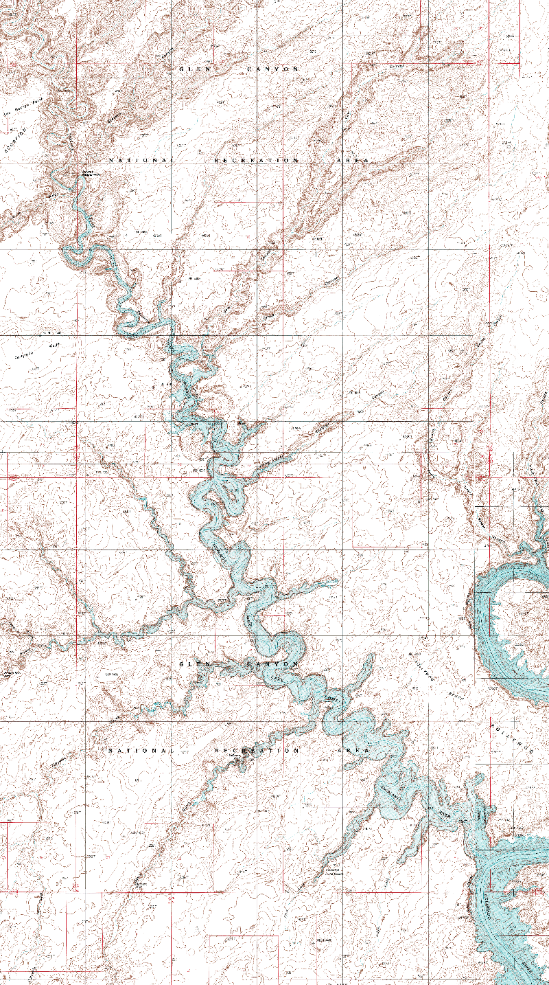 Escalante Topo Map
