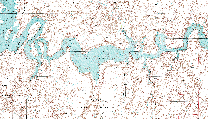 Lower San Juan Topo Map