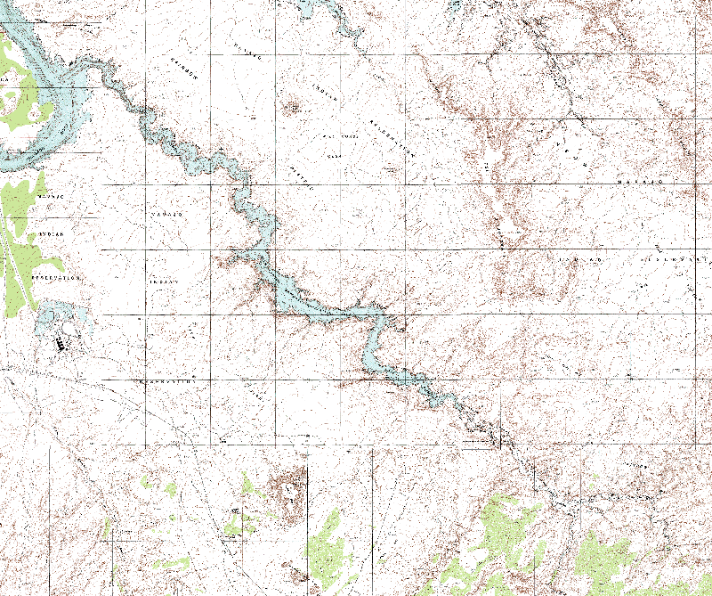 Navajo Canyon Topo