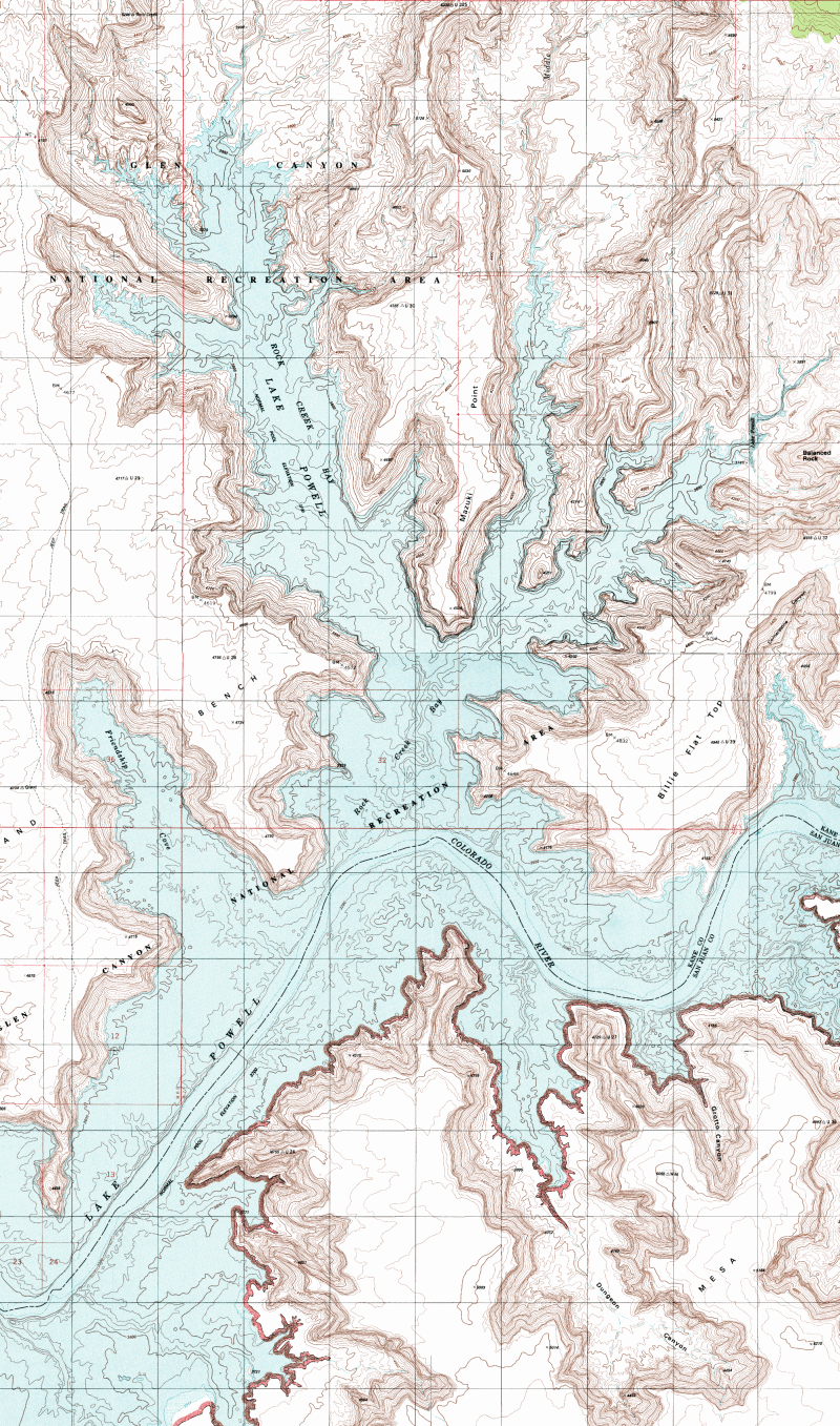 Rock Creek Topo Map